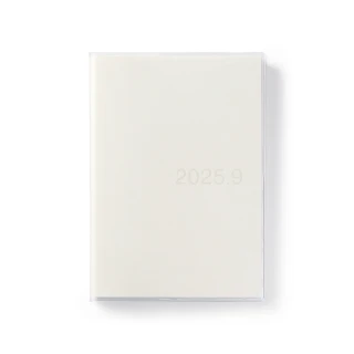 【MUJI 無印良品】上質紙立式月週筆記本/2025年8月開始/白.B6
