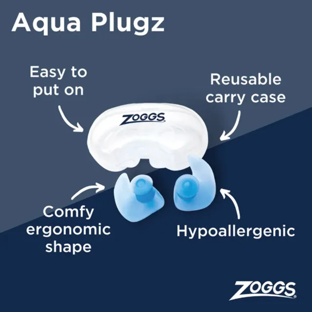 【Zoggs】成人標準型抗敏耳塞(游泳耳塞/游泳配件/防水耳塞/防進水)