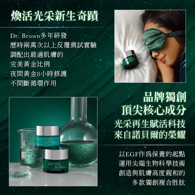 【ReVive】官方直營 光采再生活膚霜15ml(乳霜/再生霜)