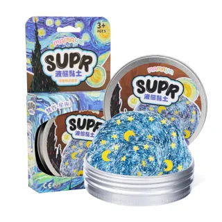 【mamayo 媽媽友】液態黏土奇幻系列-梵谷星夜(紓壓玩具/史萊姆/黏土玩具/兒童黏土/安全無毒)