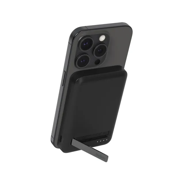 【BELKIN】BoostCharge Pro Qi2 磁吸無線充電行動電源5000mAh-黑/白/藍(BPD006)