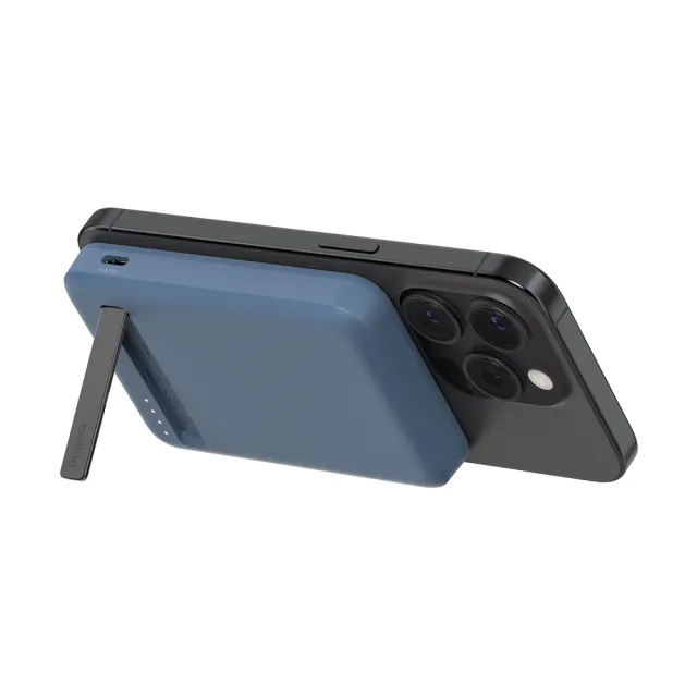 【BELKIN】BoostCharge Pro Qi2 磁吸無線充電行動電源5000mAh-黑/白/藍(BPD006)