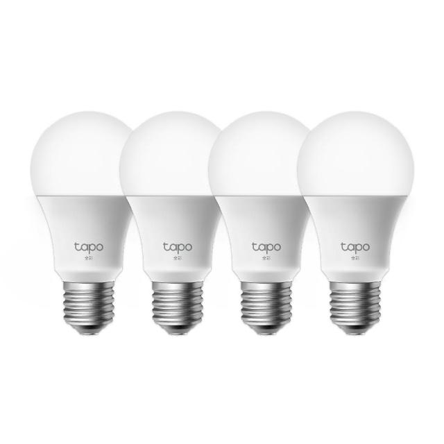 (四入組)【TP-Link】Tapo L530E 白光/黃光/自然光 8.7W 節能LED Wi-Fi 智慧照明 全彩智能燈泡(支援Google音
