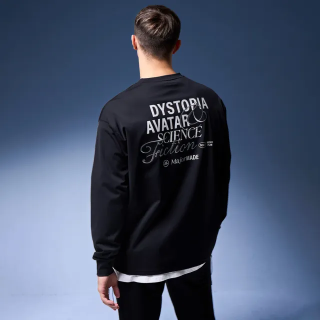 【MAJOR MADE】疊層草寫字彈力機能長T(草寫/高彈力/機能長T)