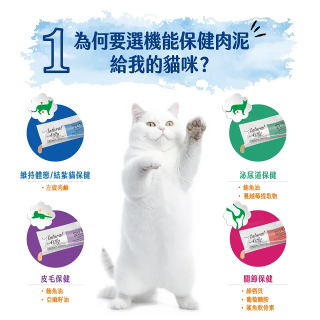 【Natural Kitty 自然小貓】肉泥派對盒 三種口味｜12gx50條/盒(貓零食 貓肉泥 大包組 多貓家庭)