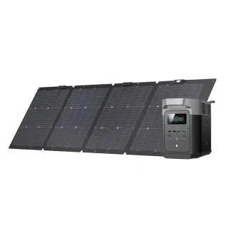 【ECOFLOW】原廠直營 DELTA 2 + 220W 便攜太陽能板(戶外電源 防颱必備 停電神器)