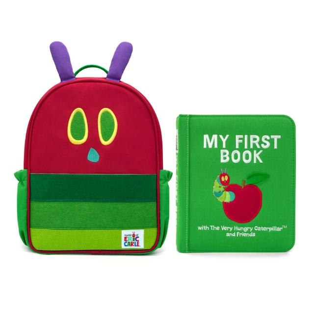 【My First Book】聯名冊-好餓的毛毛蟲(0-4y+正版聯名/啟蒙玩具/蒙特梭利/布書/寶寶互動學習)