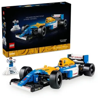 【LEGO 樂高】Icons 10353 威廉斯車隊 FW14B ＆ 奈傑爾·曼塞爾(跑車模型 居家擺設 玩具模型)