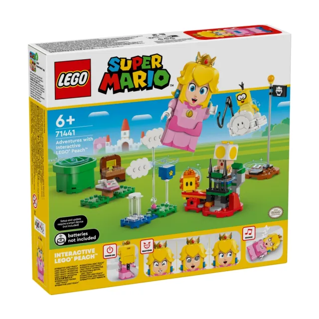 【LEGO 樂高】超級瑪利歐系列 71441 與樂高碧姬一起冒險！(互動式遊戲 任天堂 主機 禮物)