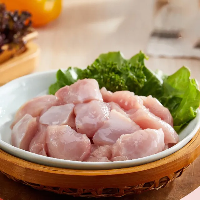 【國際牛肉店】雞胸丁/去皮雞胸/任選8包(清真台灣放山土雞肉)