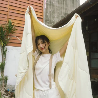 【翔仔居家】熊冷涼被-涼感被/夏被-香草奶昔(150x200cm)