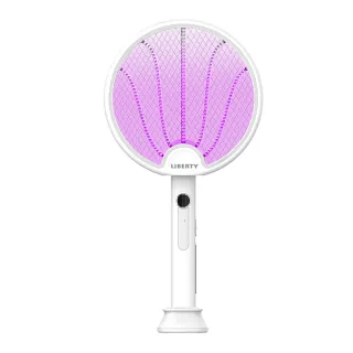 【LIBERTY】利百代LY-8021ZA小夜燈電顯摺疊兩用捕蚊拍(捕蚊拍小夜燈 電蚊拍兩用 小夜燈功能 LED夜燈)