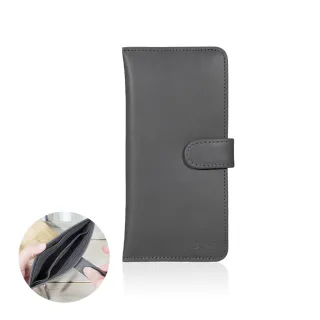 【OMC•植鞣革】 14卡1照簡約牛皮長夾95105(灰色)