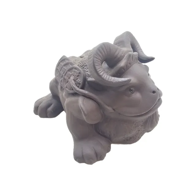 【藏古祥館】紫砂茶寵牛  TT005(紫砂茶寵 牛)