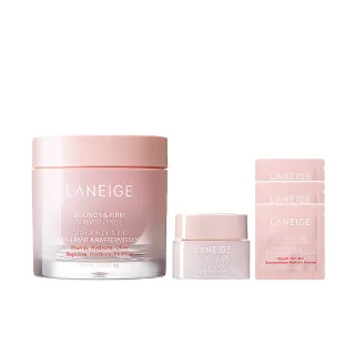 【LANEIGE 蘭芝】粉澎潤睡美人晚安面膜 60ml(晚安凍膜 緊緻 撫紋 膠原蛋白 官方直營)