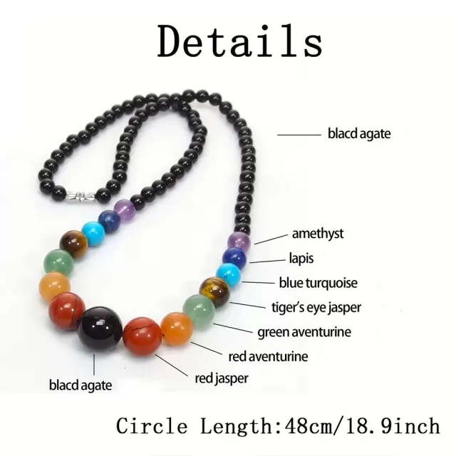 【禧禧珠寶】七脈輪寶石項鍊