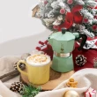 【Bialetti 比亞樂堤】經典摩卡壺MOKA-1杯份-3色任選(義式濃縮/免插電咖啡機/百年咖啡壺/原廠保固2年)
