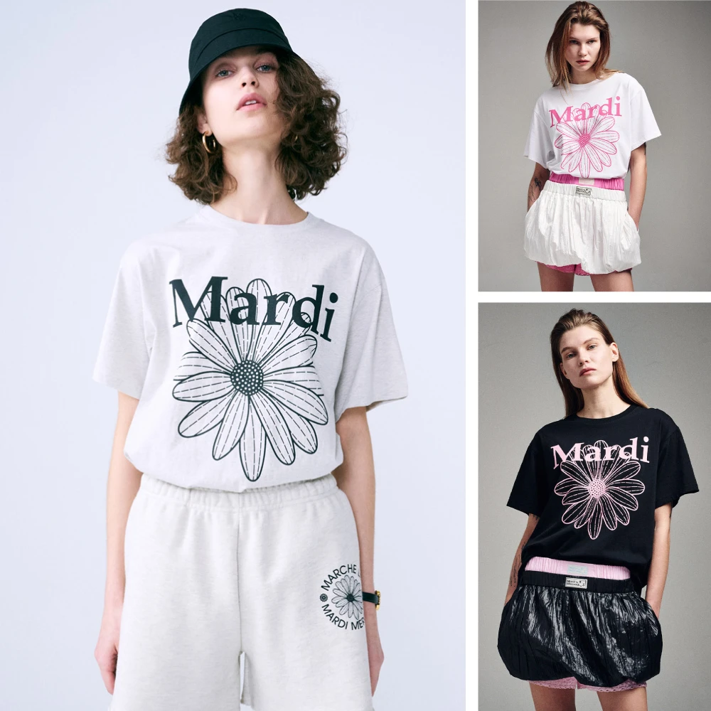 MARDI MERCREDI 印花短TEE MARDI MERCREDI印花短TEE 多色 經典小雛菊 TSHIRT FLOWERMARDI , UNIV
