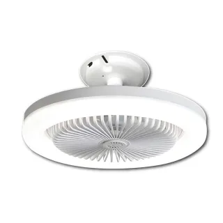 【亮博士】萬向款 30W LED風扇吸頂燈 風扇燈 E27 燈泡 風扇 壁切 三段式切換(白光 6500K)