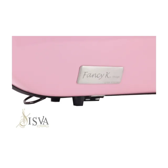 【ISVA Strings】Fancy K.碳纖小提琴盒 蜜桃粉 1/8-1/2專用 輕體設計1.3kg (年度最低價｜防水硬盒限時七折)