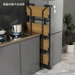 【ONE HOUSE】四層60寬_洛克 鐵匠系免安裝折疊置物架(收納架/免組裝架/電器架/書架/書櫃/收納櫃/廚房架)