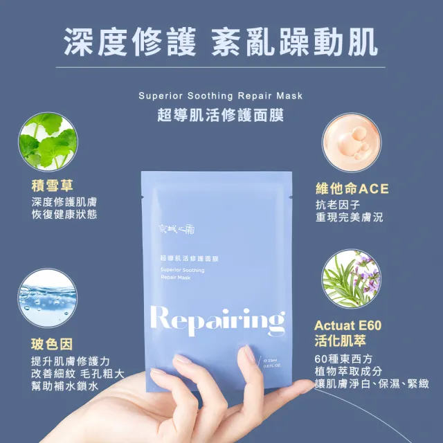【牛爾京城之霜】momo獨家販售★極能循環超導肌活面膜30片(保濕/亮白/修護 三款任選)-環保包裝
