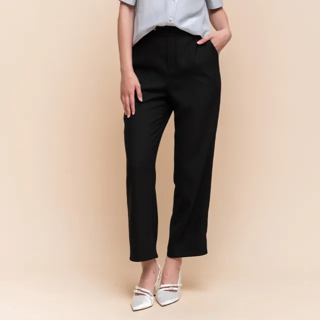 【perng yuh 芃諭名品】都會俐簡 輕彈 九分 直筒褲(2025 SS Collection|4A春夏新品上市)