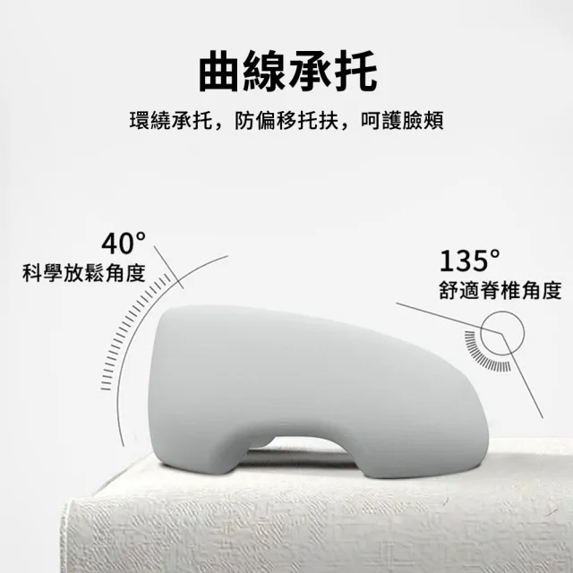 【StarGo】記憶棉中空美容院趴枕 家用推拿按摩枕 SPA按摩趴枕 午休趴睡枕 防手麻辦公室午睡枕