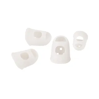 【神崎家居】小提琴/吉他/烏克麗麗/貝斯/按弦透明矽膠手指套4入組