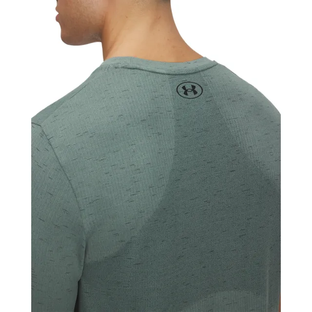 【UNDER ARMOUR】UA 男 Vanish Seamless 短袖T-Shirt_1382801-348(灰綠色)