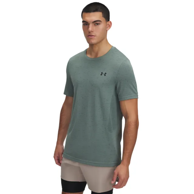 【UNDER ARMOUR】UA 男 Vanish Seamless 短袖T-Shirt_1382801-348(灰綠色)
