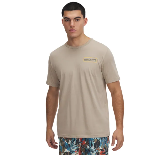 【UNDER ARMOUR】UA 男 Outdoor Fuel 短袖T-Shirt_1390225-299(卡其色)