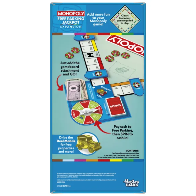 【MONOPOLY 地產大亨】桌遊系列(幸運停車場擴充組)