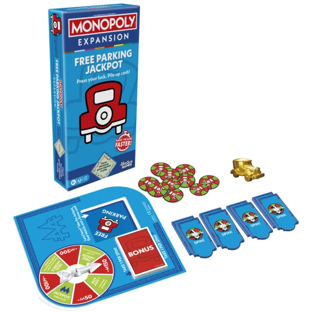 【MONOPOLY 地產大亨】桌遊系列(幸運停車場擴充組)