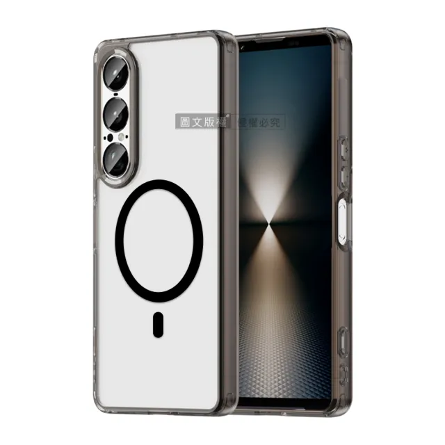 【彩煥清透】SONY Xperia 1 VII 七代 強力磁吸5D抗發黃 四角氣囊防摔軟邊手機殼