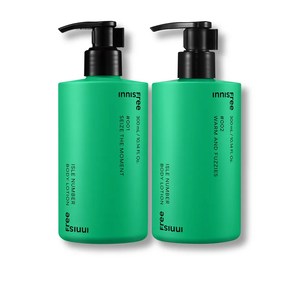 【INNISFREE】官方直營 ISLE NUMBER身體乳300ml(2入組 / 3款香調任選)