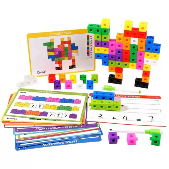 【子玄】CREATIVE BLOCKS 創意積木學習組(方塊積木學習組 方形積木桌遊)
