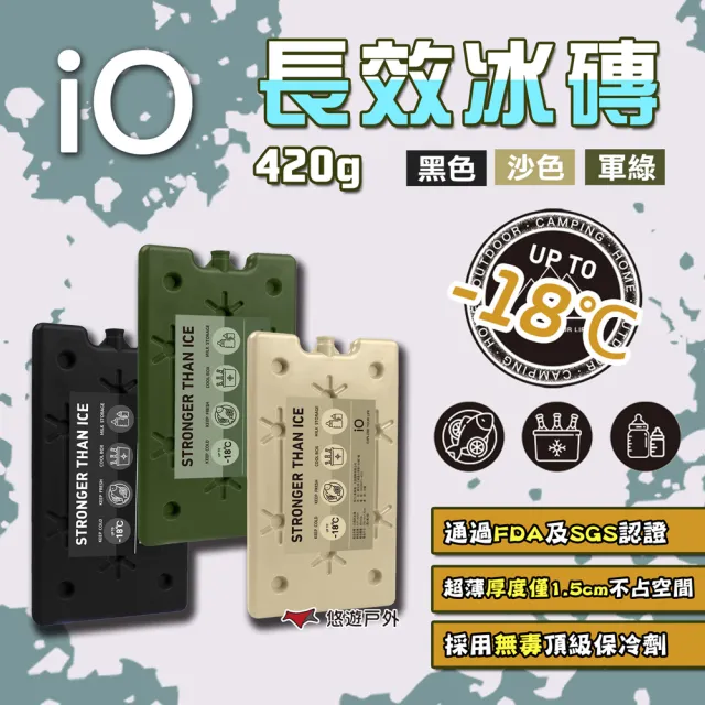 【iO】長效冰磚 420g /三入(悠遊戶外)