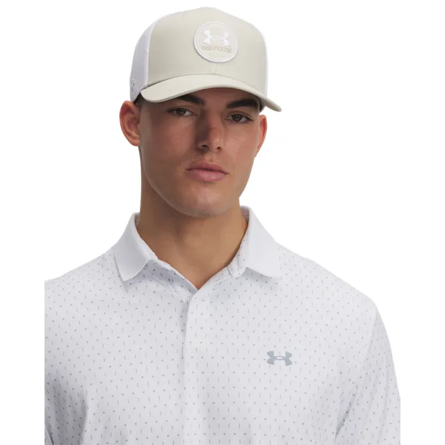 【UNDER ARMOUR】UA 男 Iso-chill Drive Low 高爾夫球帽_1389888-289(米白色)