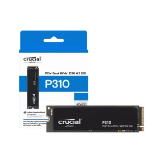 【Crucial 美光】P310 2TB Gen4 PCIe 2280 M.2 ssd固態硬碟 最高讀取7100MB/s 5年保