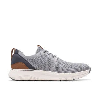 【Clarks】男鞋 Motion Trek MX 高彈力織物面拼接皮革後跟休閒鞋(CLM81983C)