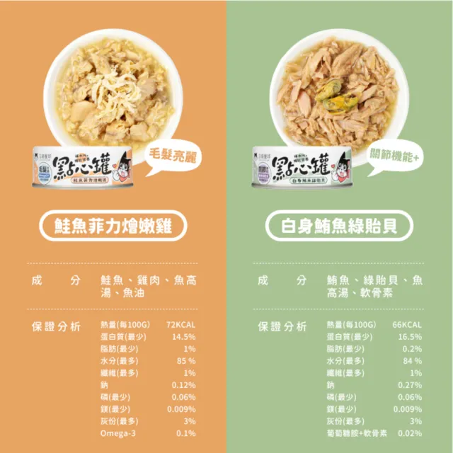 【汪喵星球】無膠點心罐80g*24入(犬貓副食罐/貓罐頭/狗罐頭/補水罐/機能罐/寵物副食)
