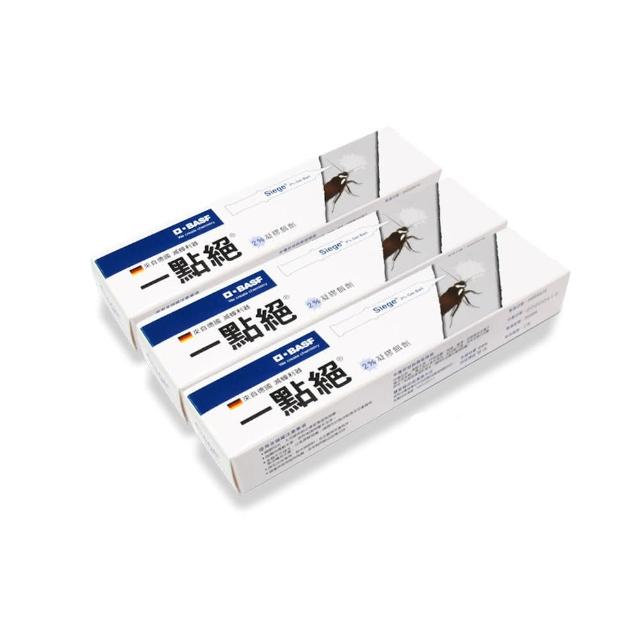 【一點絕】2%凝膠餌劑 5g-3入 贈除蟑餌盒3個(德國巴斯夫出品/除蟑螂)