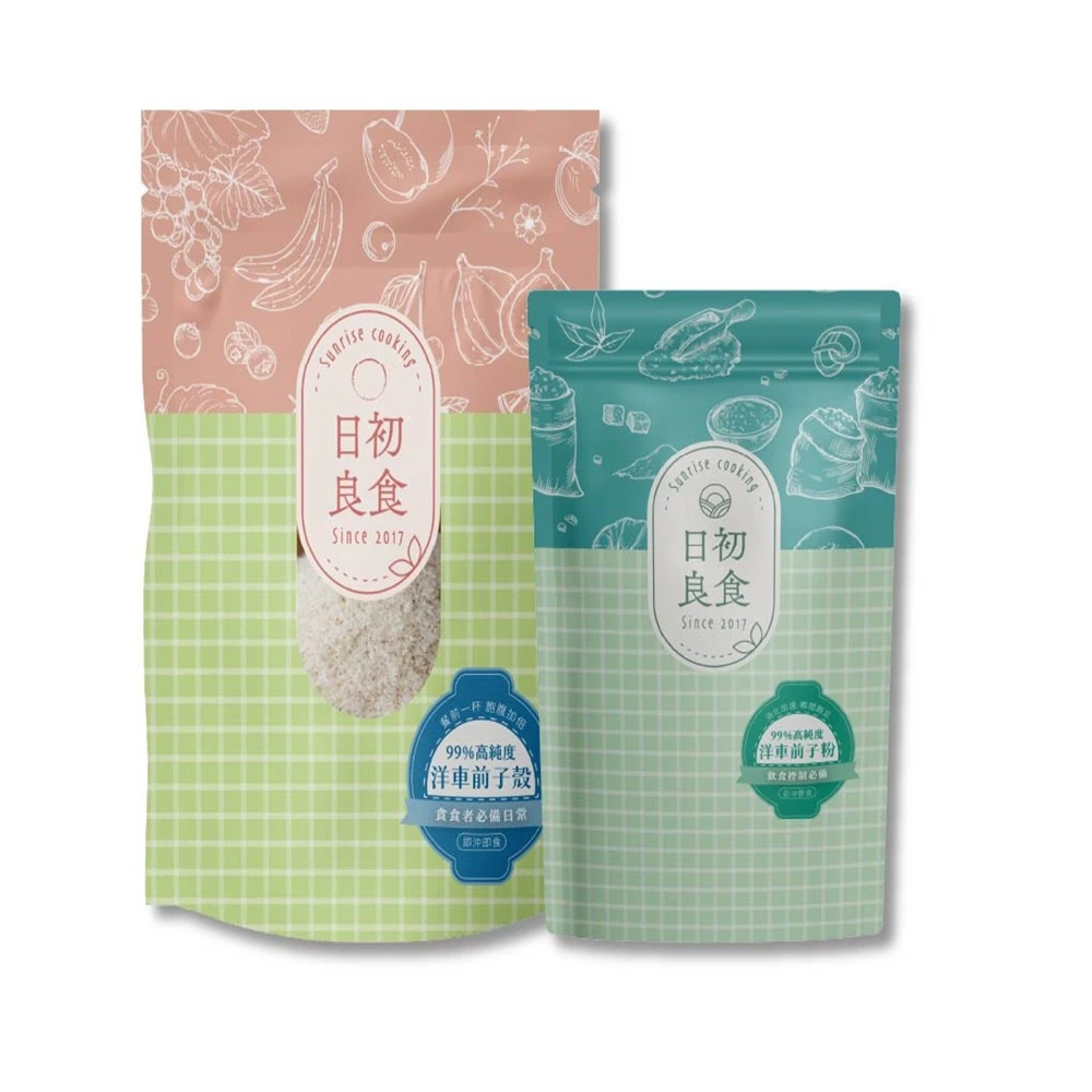 日初良食 洋車前子粉 日初良食洋車前子殼/洋車前子粉 200g,包 任選5入組,洋車前子殼/洋車前子粉)