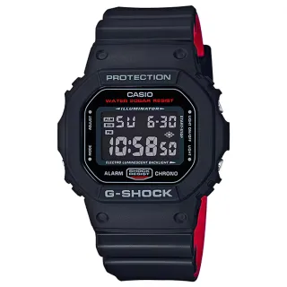 【CASIO 卡西歐】G-SHOCK 街頭時尚 方形電子腕錶 禮物 送禮 推薦(DW-5600UHR-1)