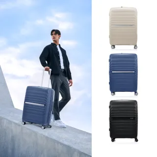 【Samsonite 新秀麗】28吋 OCTOLITE NEO 可擴充大容量防盜拉鍊輕量PP耐衝擊行李箱/水漾箱/旅行箱(多色可選)