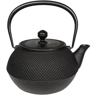 【福介商店】南部鐵器 日本鑄鐵壺 IWACHU 岩鑄 霰 7型 鐵壺0.9L-IH對應(泡茶 煮水 鐵瓶)