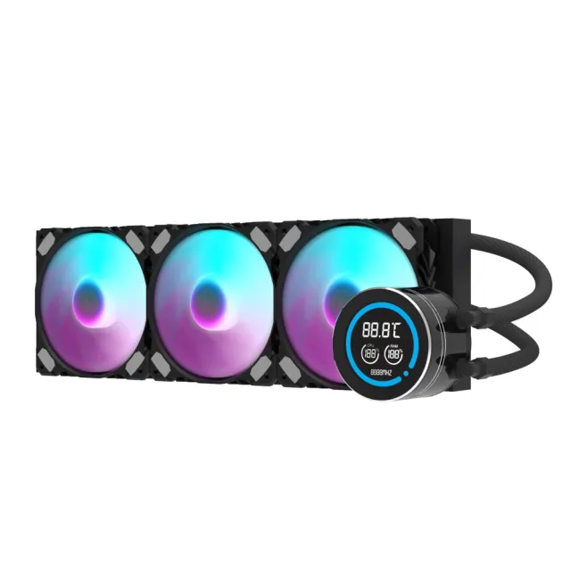 【darkFlash 大飛】大飛 DN360D 一體式水冷 CPU 散熱器-黑色(斷碼屏)