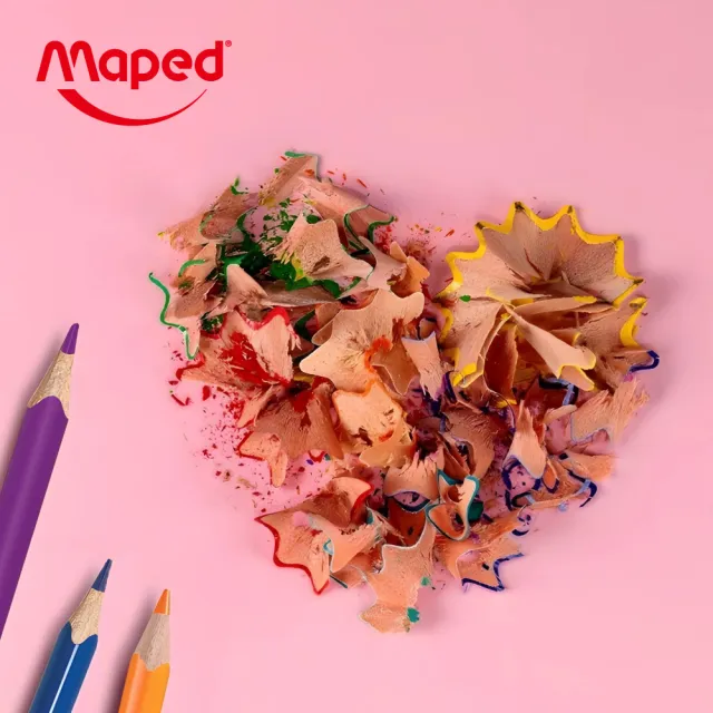 【Maped】油性彩色鉛筆48色｜好疊色 三角色鉛筆 高飽和色鉛筆 兒童色鉛筆 塗鴉工具 手帳上色