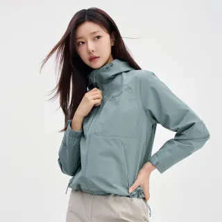 【Discovery Expedition】Windstopper 女版拉練外套 機能外套 防水 防風 防紫外線(DWWJ3B051-DMS)
